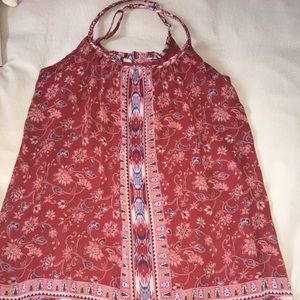 Hollister Patterned Halter Dress, size XS